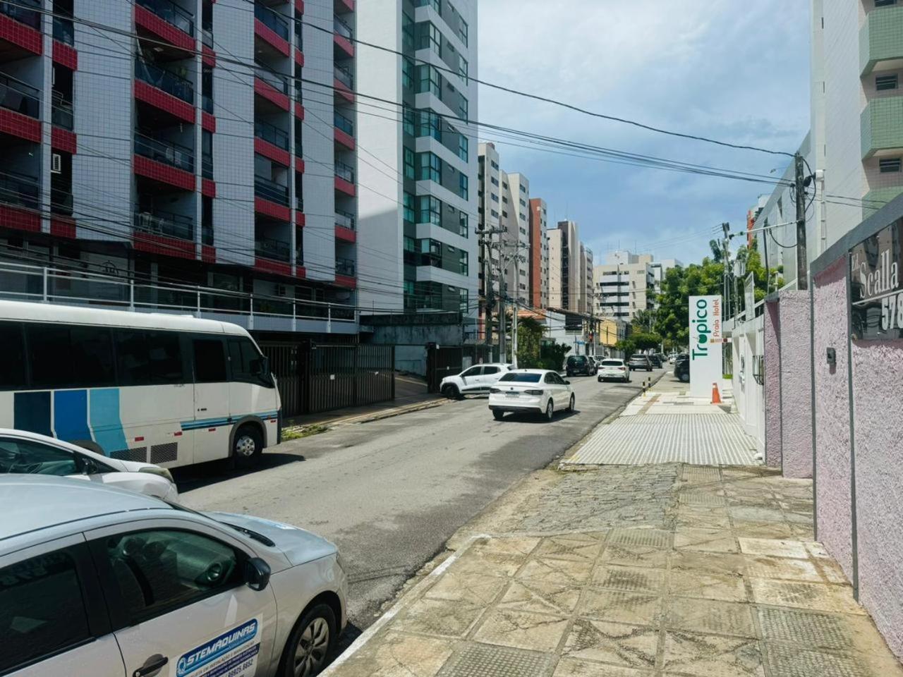 Praia De Ponta Verde Em Frente Ao Tropico Hotel Com Garagem, Wi-Fi, Lavadora - Apto703 Maceió المظهر الخارجي الصورة