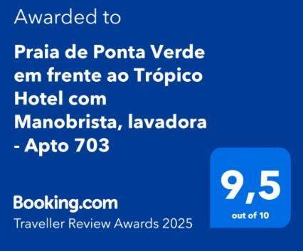 Praia De Ponta Verde Em Frente Ao Tropico Hotel Com Garagem, Wi-Fi, Lavadora - Apto703 Maceió المظهر الخارجي الصورة